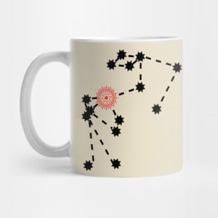 Shatabhisha Nakshatra Hindu Vedic Sidereal Astrology Constellation Mug